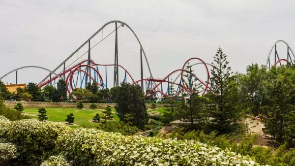 Drama in Freizeitpark - Baum stürzt auf Achterbahn: 14 Verletzte