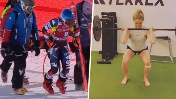 Eine Woche nach Sturz - Mikaela Shiffrin stemmt schon wieder Gewichte