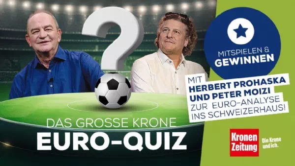 Täglich neues Quiz - Gewinnen: Mit Herbert Prohaska die EM analysieren!