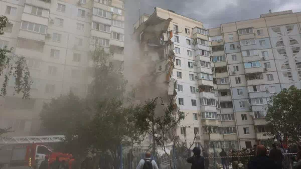 Geplante Provokation? - Rakete zerstört Hochhaus in Russland: mind. 7 Tote