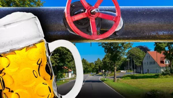 7 Liter pro Sekunde - Wo das Bier bald in Strömen aus Pipeline fließt
