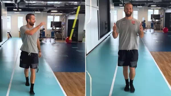 Video auf Instagram - Marco Schwarz schmeißt seine Krücken weg