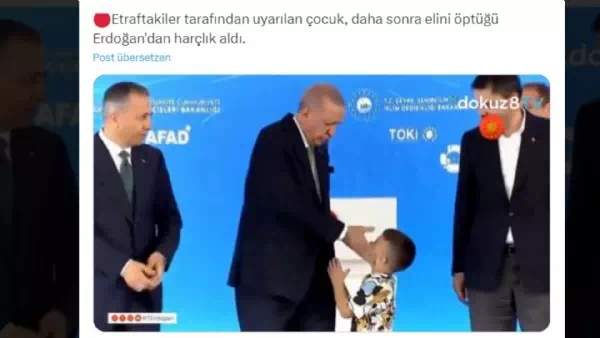 Video geht viral - Erdogan watscht Bub wegen fehlendem Handkuss
