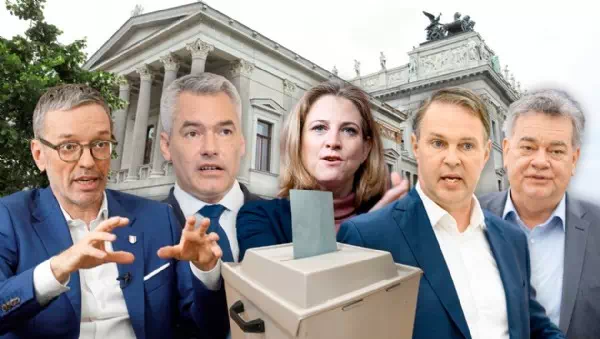 Vorhang auf im ORF - Worum es für die Parteichefs in TV-Duellen geht