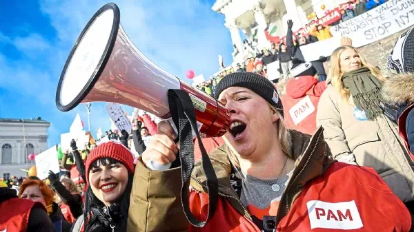 300.000 Beteiligte - Massiver Streik legt Finnland weitgehend lahm