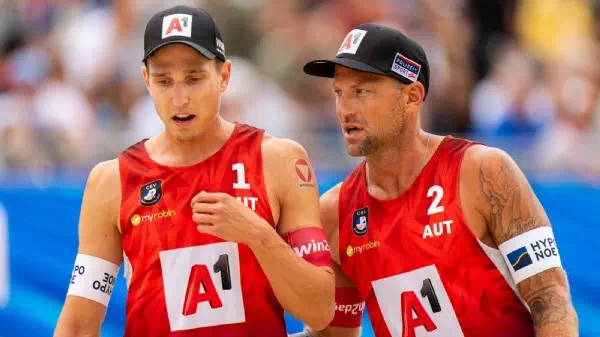 Beachvolleyball-EM   - Startsiege für zwei von Österreichs Männer-Duos