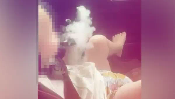 Empörendes Video - Kleinkind in Windel „raucht“ Vape