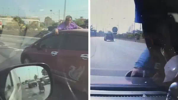 Will Ehe-Aus vereiteln - Mann klammert sich an Auto von Exfrau in spe fest