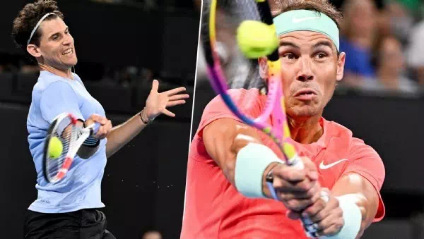 Hit zum Jahresauftakt - LIVE: Thiem gegen Nadal - Satz eins wird zum Krimi