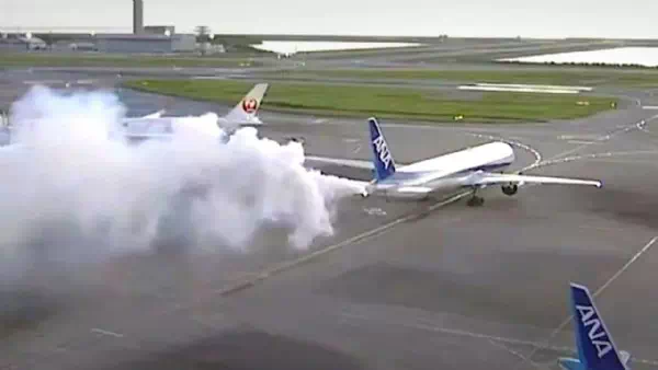Sprit ausgetreten - Boeing 777 rauchte aus Heck – Start abgebrochen