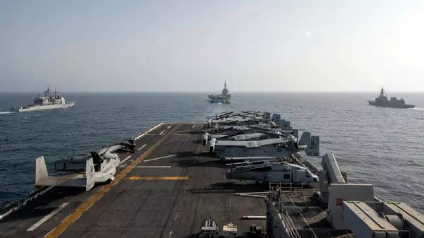 Nach Jemen-Angriff - Houthis beschossen US-Flugzeugträger