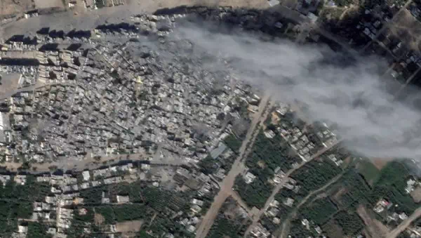 Satelliten-Zeitraffer: - So haben 120 Tage Krieg den Gazastreifen verwüstet