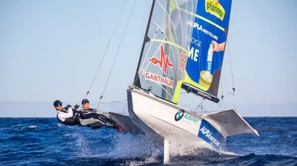 Segeln   - Bildstein/Hussl bei 49er-EM nun auf Platz 8!