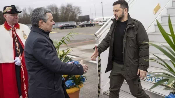 Auch in Davos dabei - Selenskyj zu Besuch in der Schweiz eingetroffen