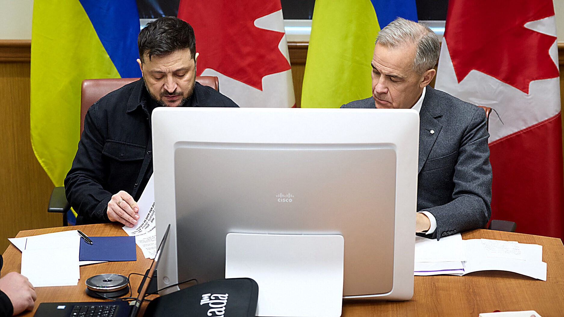 Selenskyj trifft sich vor Trump-Besuch in Kanada