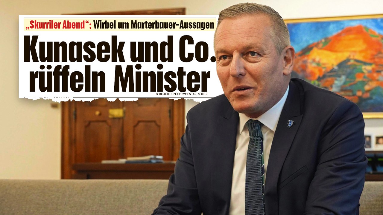 „Empörung nach Marterbauer-Aussage!“