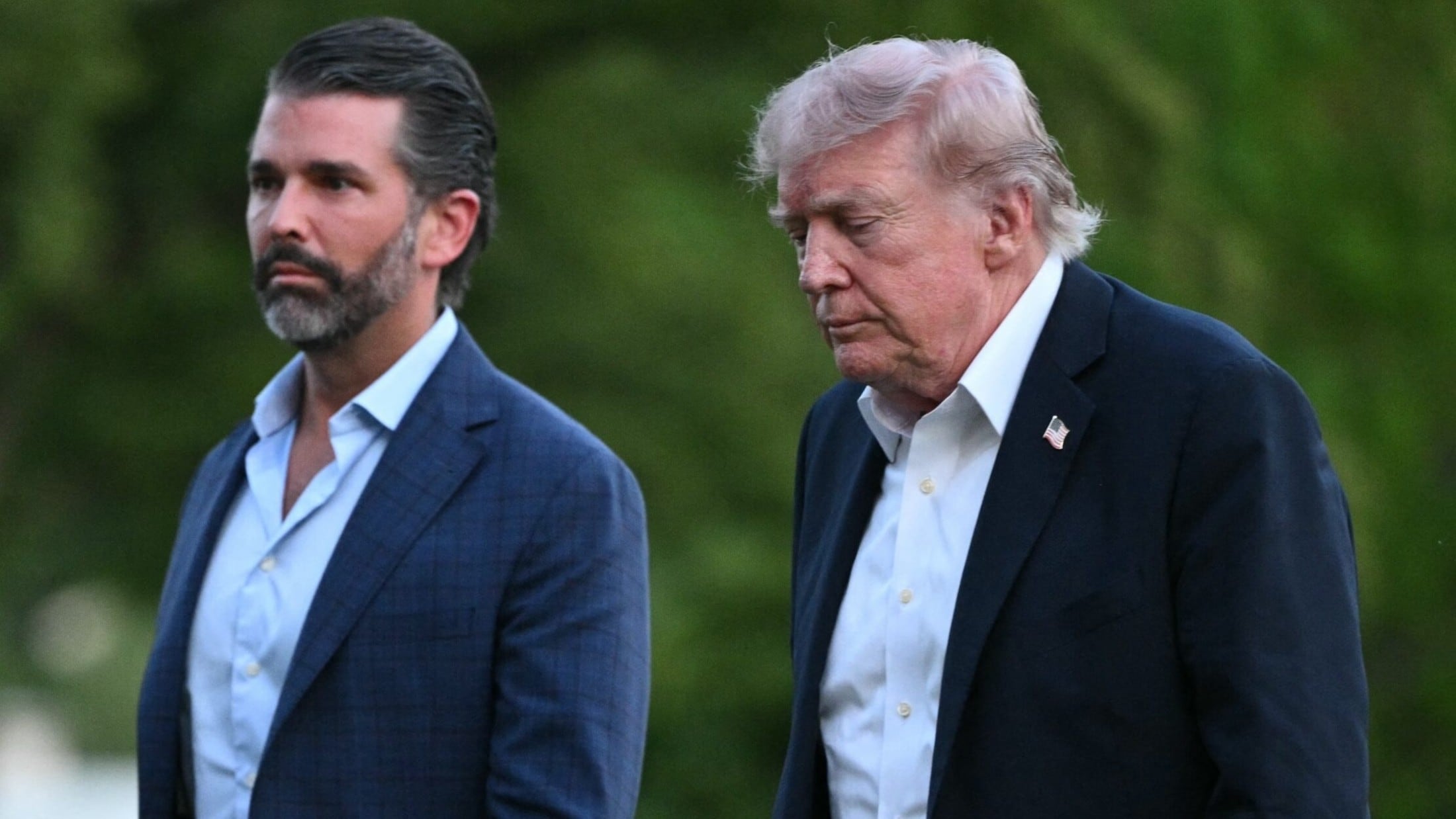 Trump verpasst Hochzeit von Donald Trump Jr.