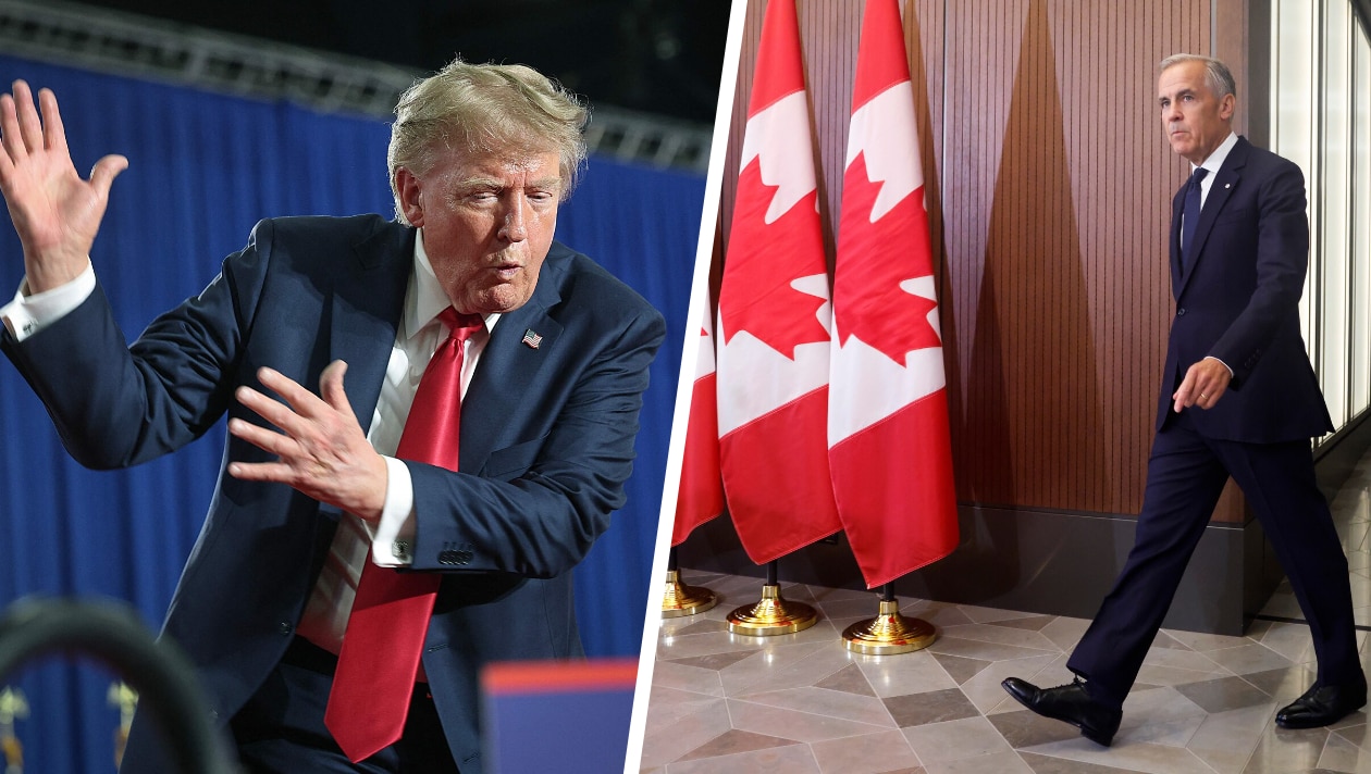 Trump wütend über Kanadas Vergeltungszölle