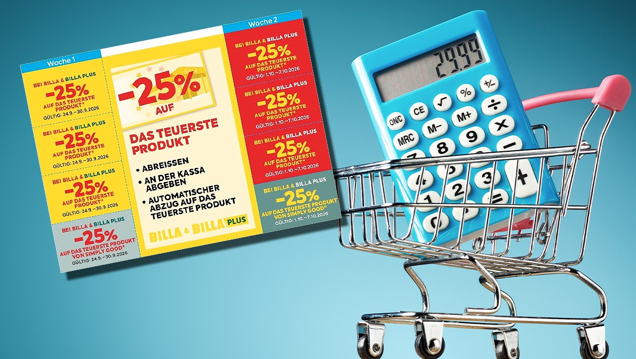 Neue Rabattgutscheine bei Billa statt Pickerl!