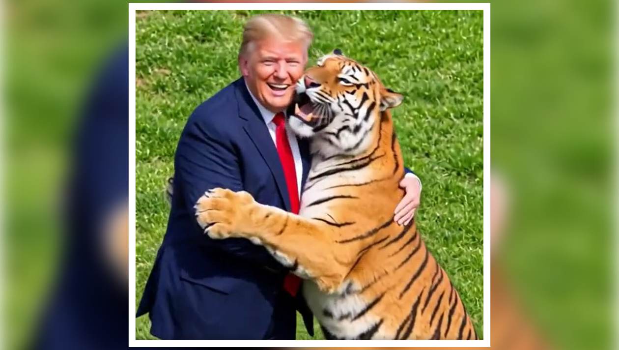 Trump teilt Video nach tödlichem Tigerangriff