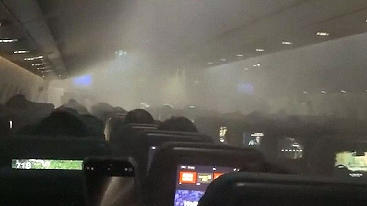 Dramatische Notlandung: Rauch im A350 nach Start