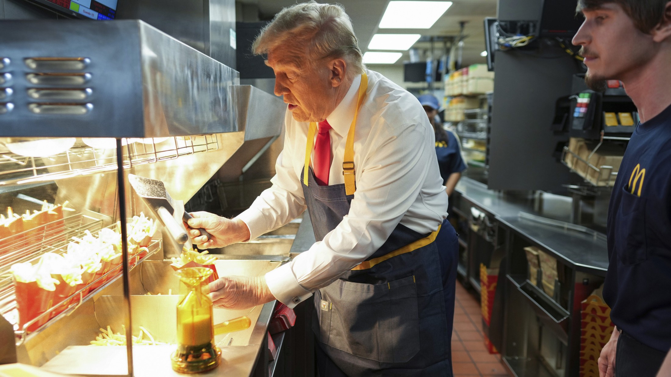 Trump bevorzugt Fast Food auf Reisen!