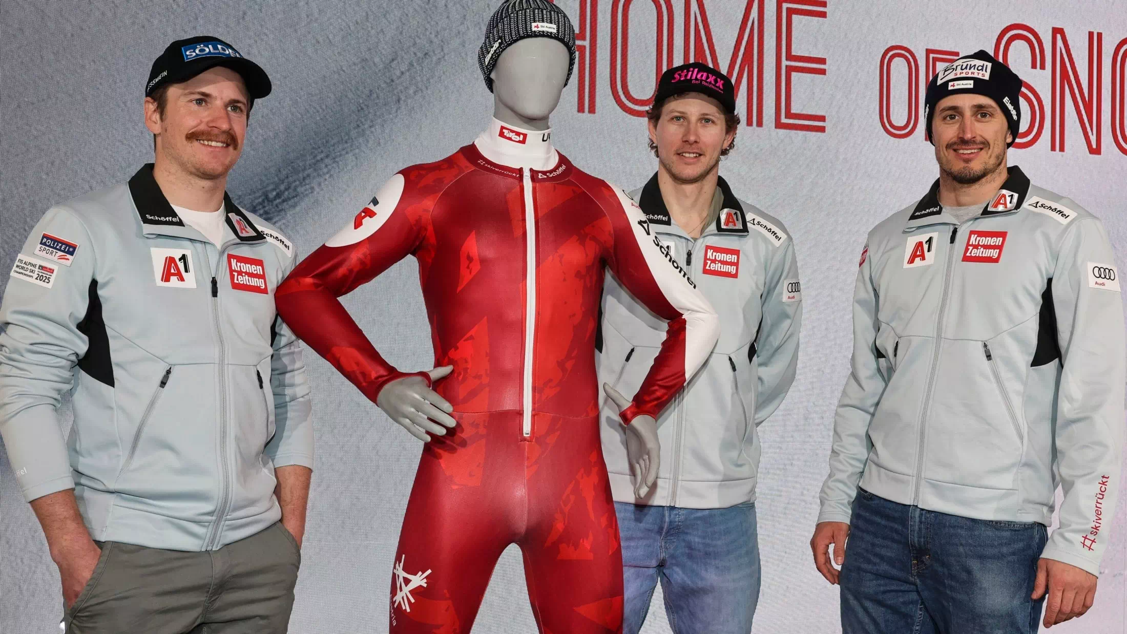 Österreichs Ski-Team setzt auf klassische Farben!