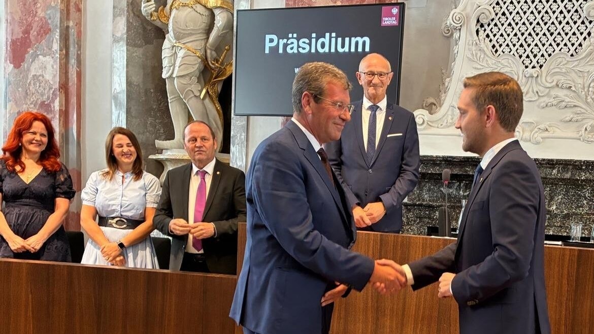 Jakob Wolf wird neuer Landtagspräsident in Tirol