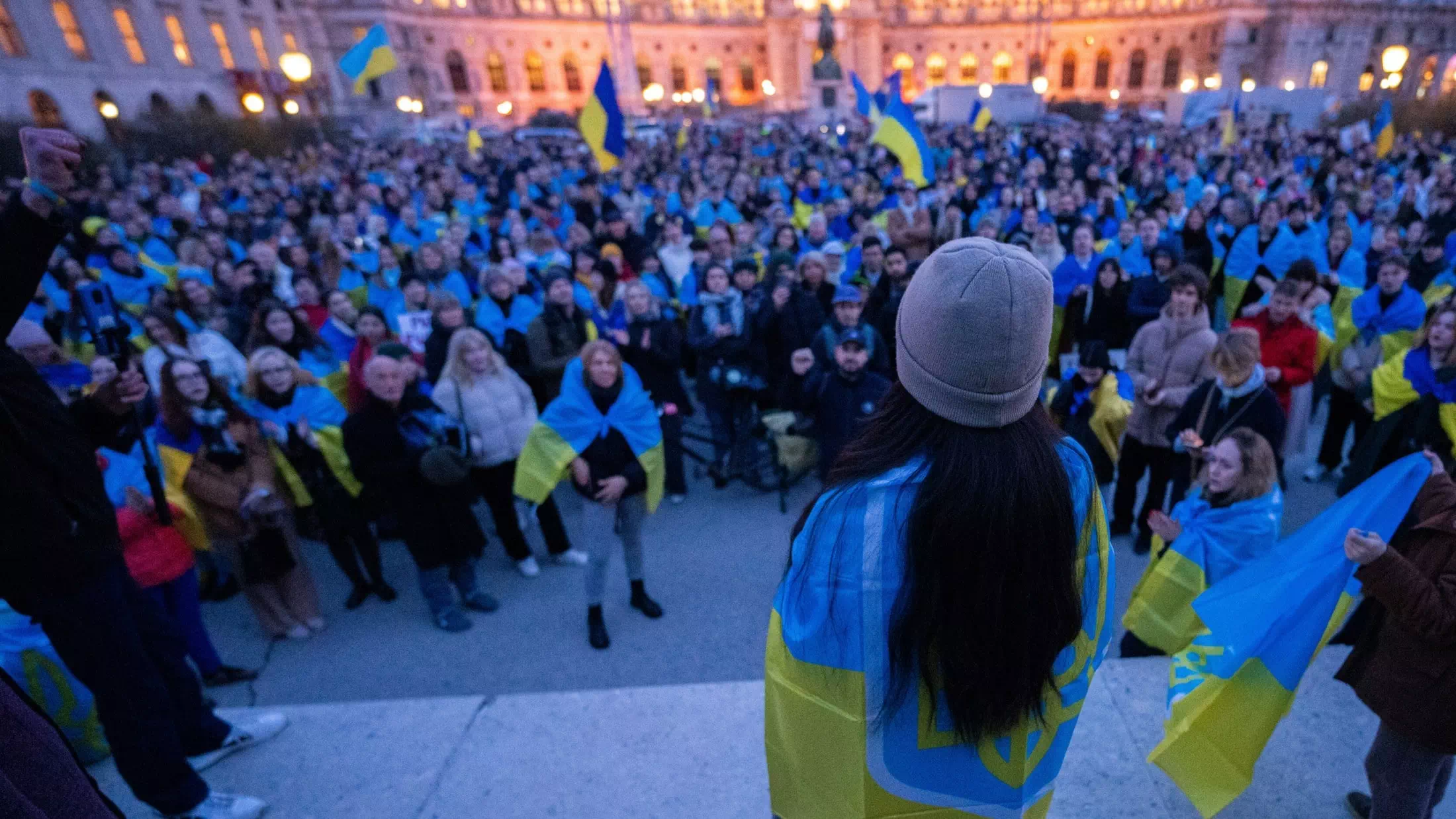 Ukrainische Vertriebene weiterhin sozial abgesichert