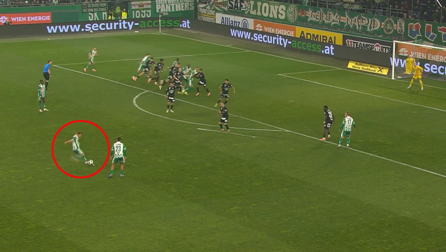 Rapid siegt mit Traumtor gegen Sturm Graz 2:1