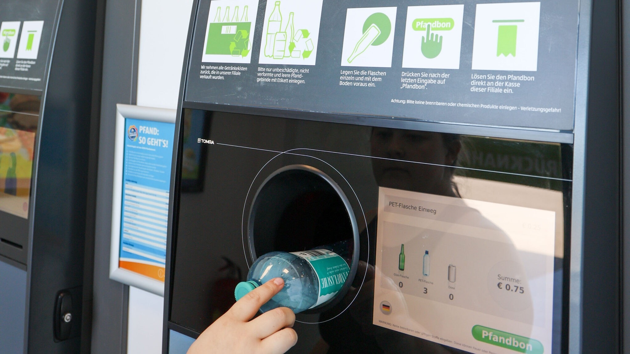 „25 Cent Rückgabe: Automaten kosten intensiv“