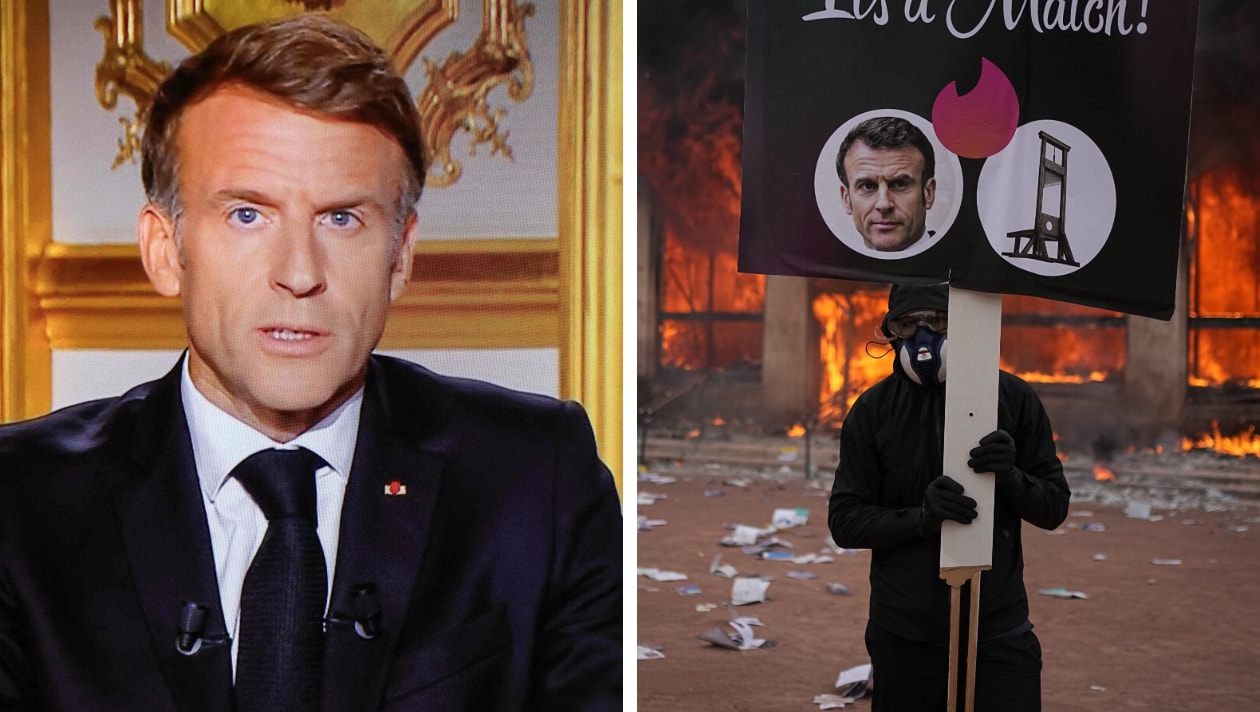 Gewaltsame Proteste in Paris: Macron reagiert