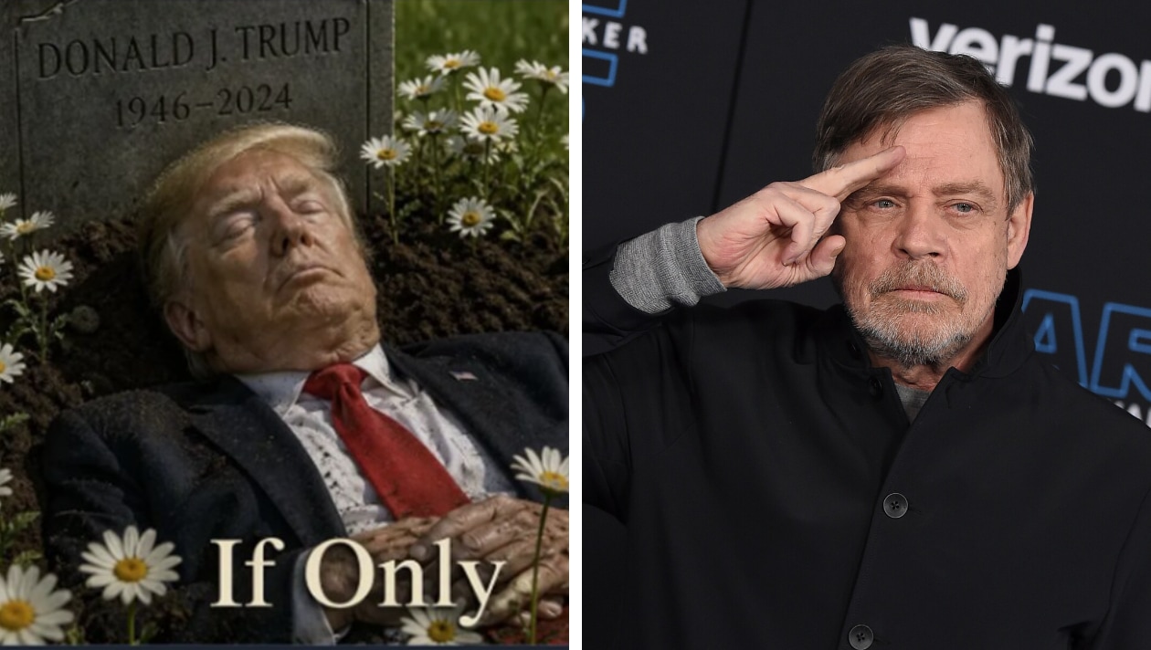 „Mark Hamill sorgt mit Bild für Trump-Kritik“