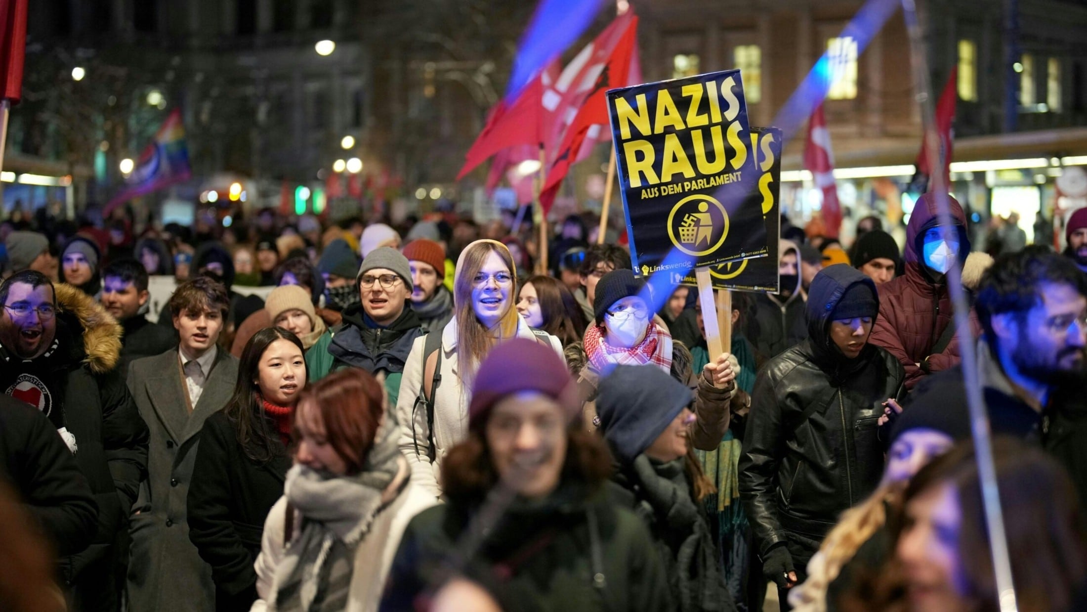 Proteste gegen Akademikerball trotz schlechtem Wetter
