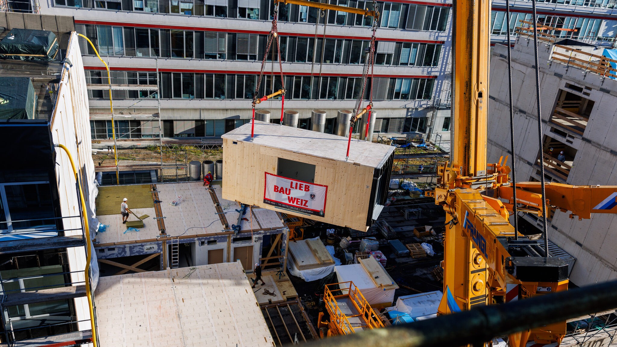 „Schneller Bau einer Bettenstation in Holzbauweise“