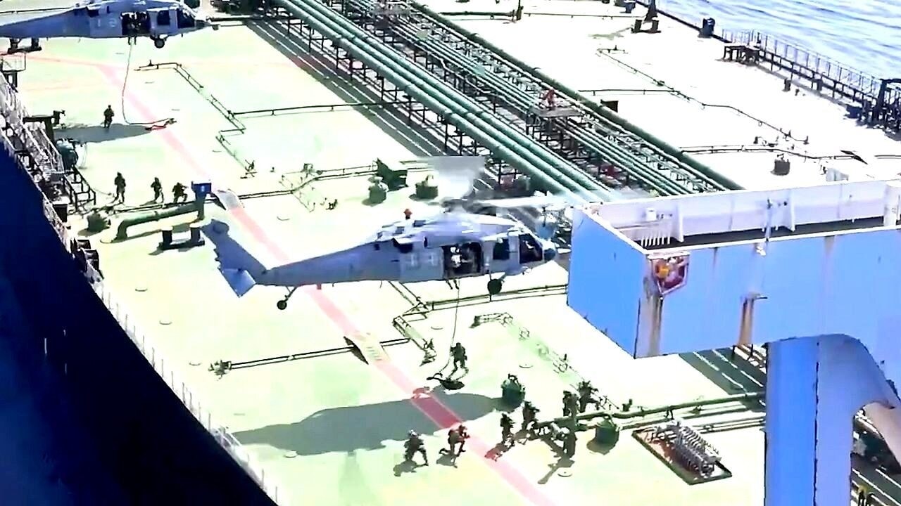 US-Militär stoppt sanktionierten Öltanker im Ozean