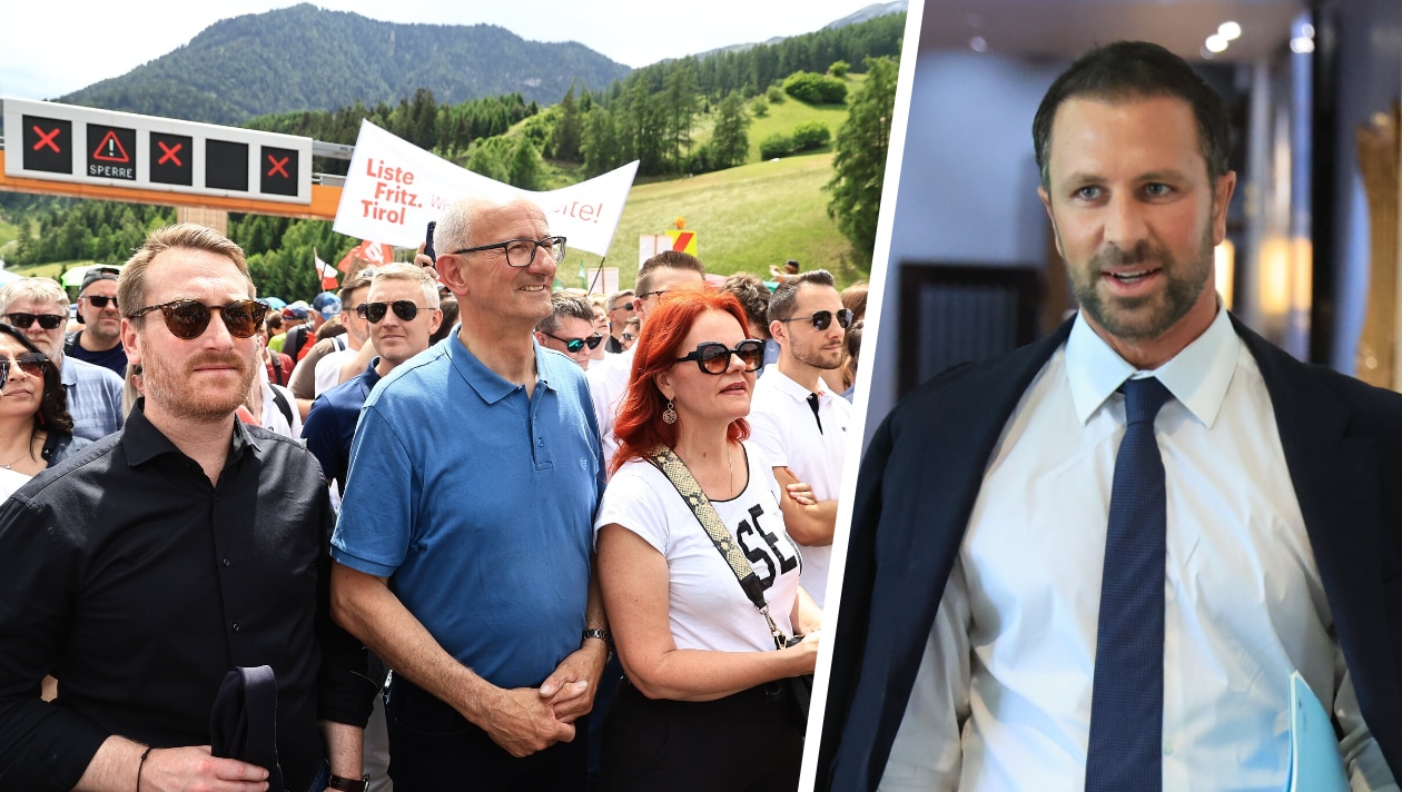„4500 demonstrieren gegen Transitverkehr auf A13“