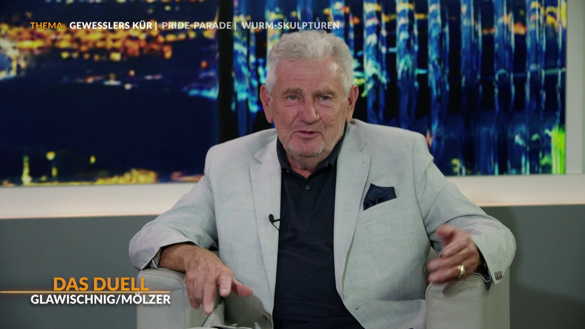 Streit um Erwin Wurms Skulpturen: Mölzer vs. Glawischnig