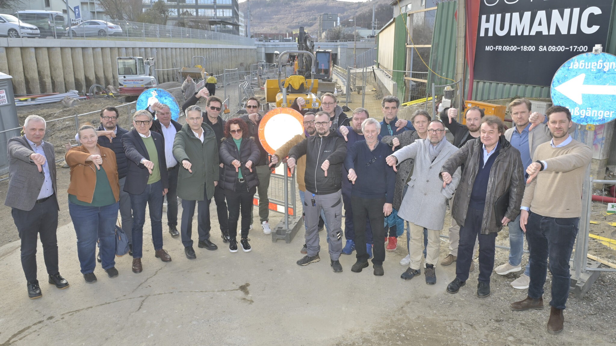 Kreuzungsumbau in Graz sorgt für Unternehmer-Protest